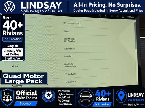 Used 2023 Rivian R1T Adventure AWD/4WD image 24