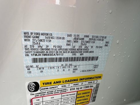 New 2025 Ford Expedition Max Platinum w/ Driver's Package image 33