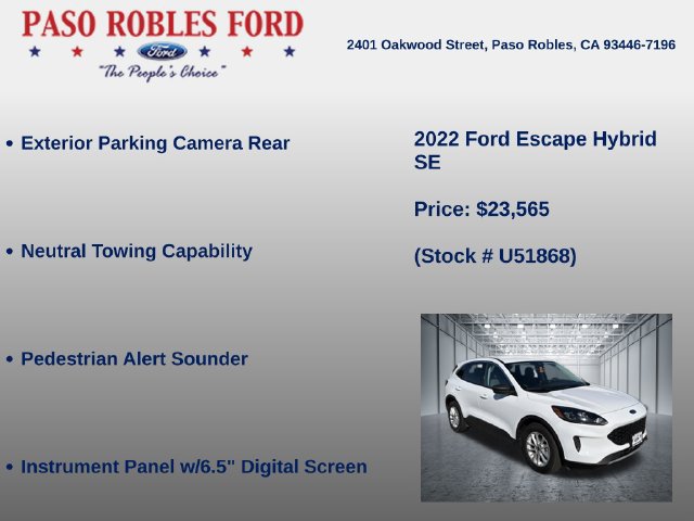 Used 2022 Ford Escape SE FWD image 12