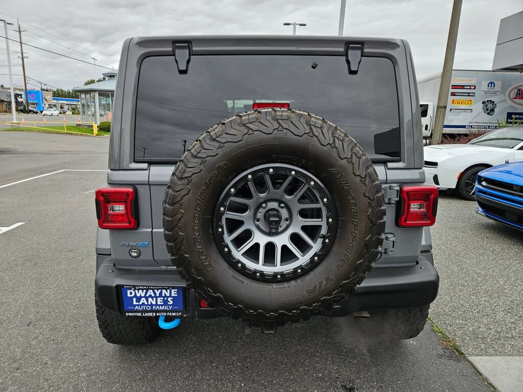 Used 2023 Jeep Wrangler Unlimited Rubicon 4xe w/ Steel Bumper Group AWD/4WD image 4