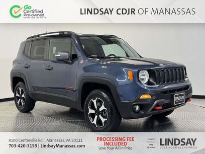 Certified 2020 Jeep Renegade Trailhawk w/ UConnect 8.4 Nav Group