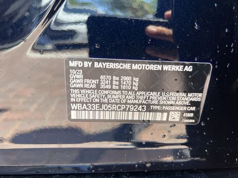 Certified 2024 BMW 760i xDrive AWD/4WD image 35