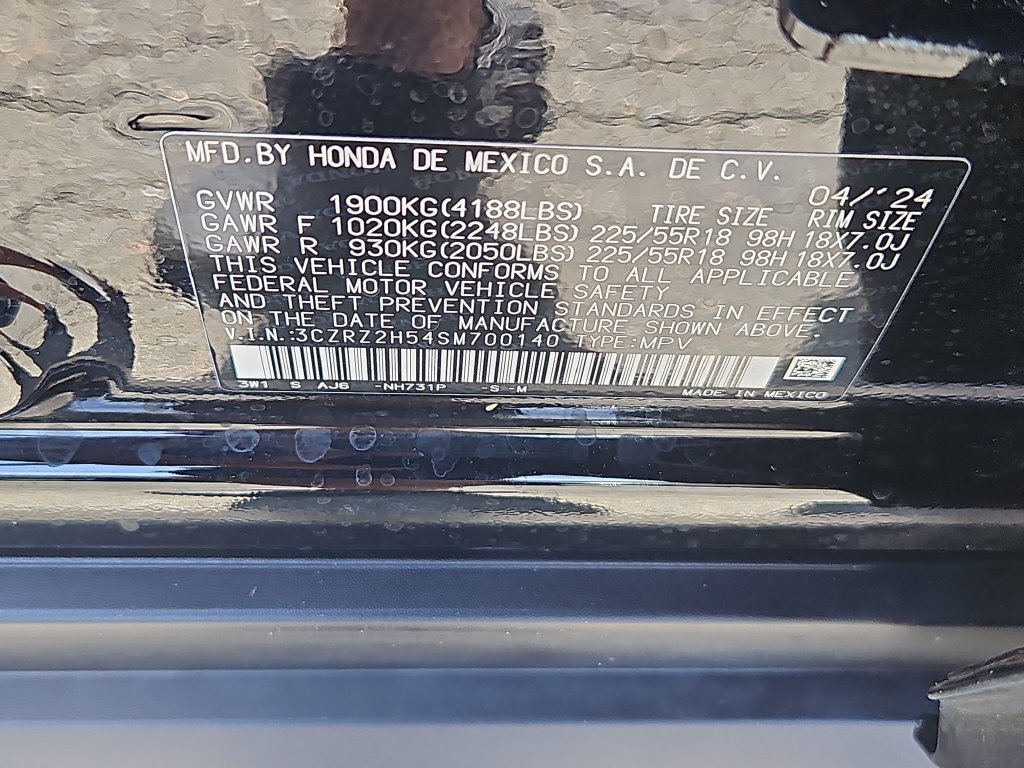 Certified 2025 Honda HR-V Sport image 14