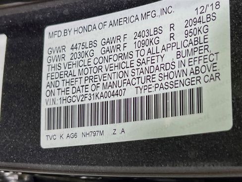 Used 2019 Honda Accord Sport image 31