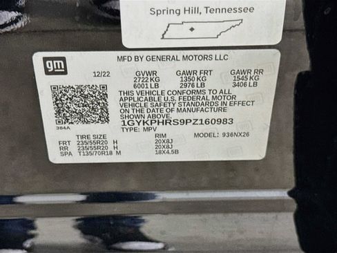 Used 2023 Cadillac XT6 Sport w/ LPO, ONYX Package AWD/4WD image 35