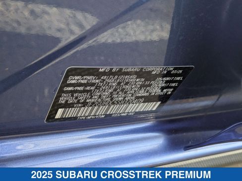 Certified 2025 Subaru Crosstrek 2.0i Premium image 75