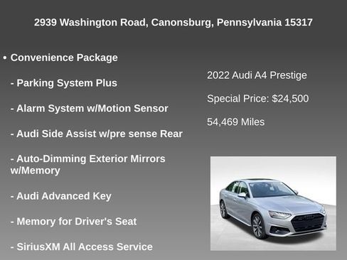 Used 2022 Audi A4 2.0T Prestige w/ Prestige Package AWD/4WD image 18