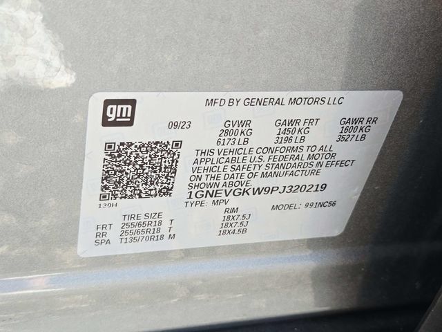 Used 2023 Chevrolet Traverse LT w/ LPO, Floor Liner Package AWD/4WD image 20