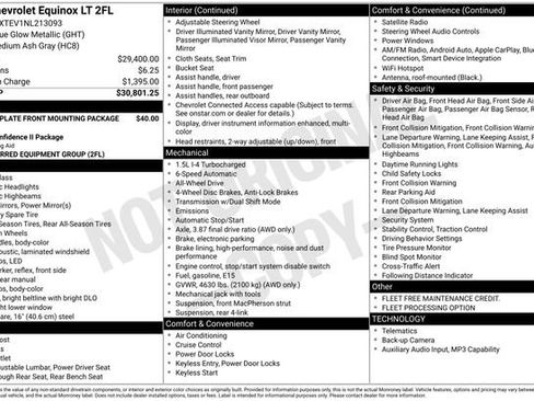Used 2022 Chevrolet Equinox LT image 30