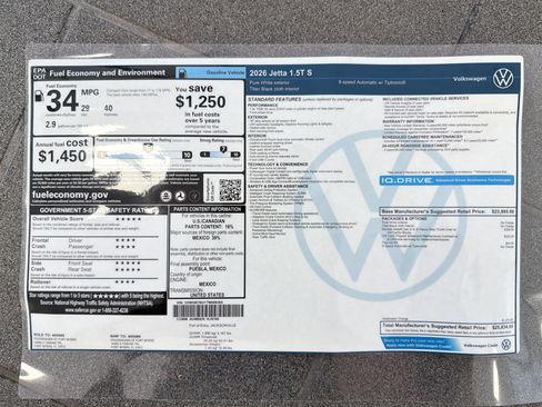 New 2026 Volkswagen Jetta S image 32