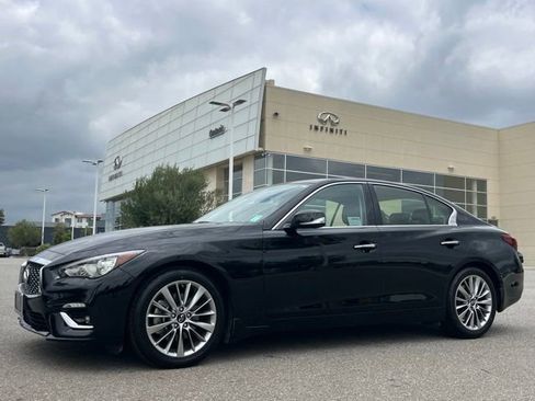 Certified 2023 INFINITI Q50 Luxe w/ Cargo Package RWD image 2