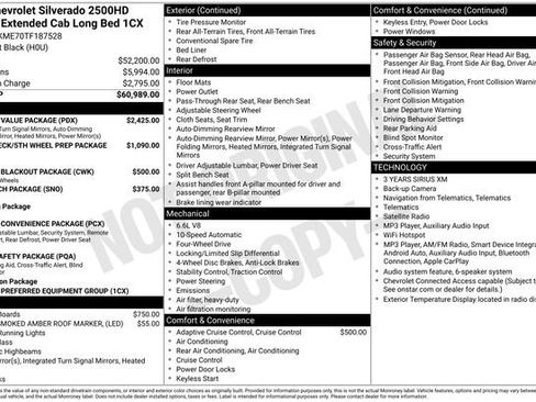 Used 2026 Chevrolet Silverado 2500 Custom w/ Custom Value Package AWD/4WD image 3