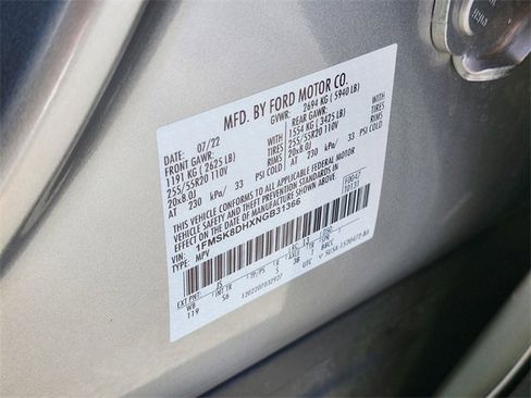 Certified 2022 Ford Explorer XLT w/ Equipment Group 202A image 34