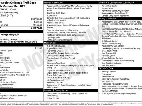 Used 2025 Chevrolet Colorado Trail Boss AWD/4WD image 24