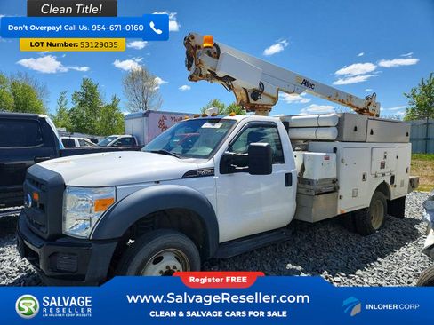 Used 2015 Ford F450 XL w/ Snow Plow Prep Package RWD image 1