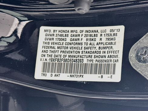 Used 2013 Honda Civic LX image 12