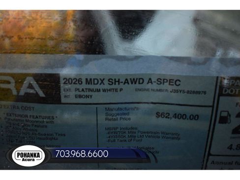 New 2026 Acura MDX A-Spec image 39