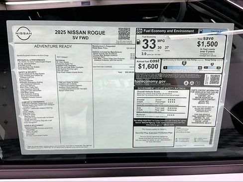 New 2025 Nissan Rogue SV image 36