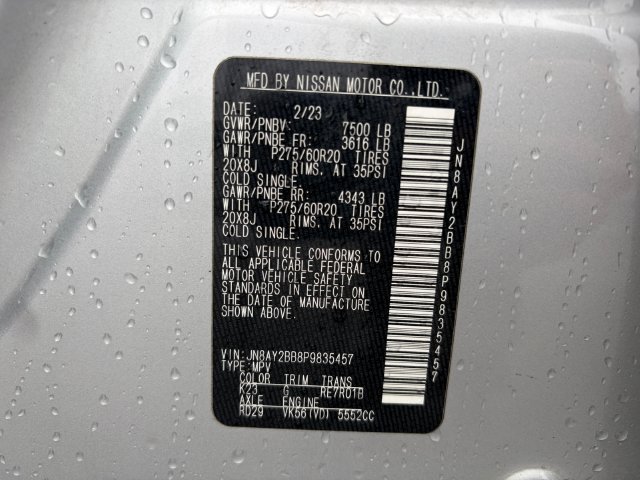 Used 2023 Nissan Armada SL w/ Captain's Chairs Package AWD/4WD image 26