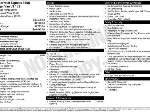Used 2023 Chevrolet Express 3500 LS RWD image 10