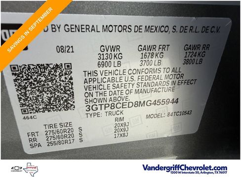 Used 2021 GMC Sierra 1500 Elevation RWD image 28