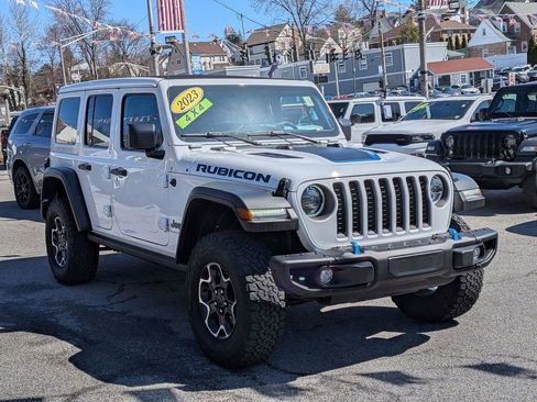 Used 2023 Jeep Wrangler Unlimited Rubicon 4xe w/ Steel Bumper Group image 4