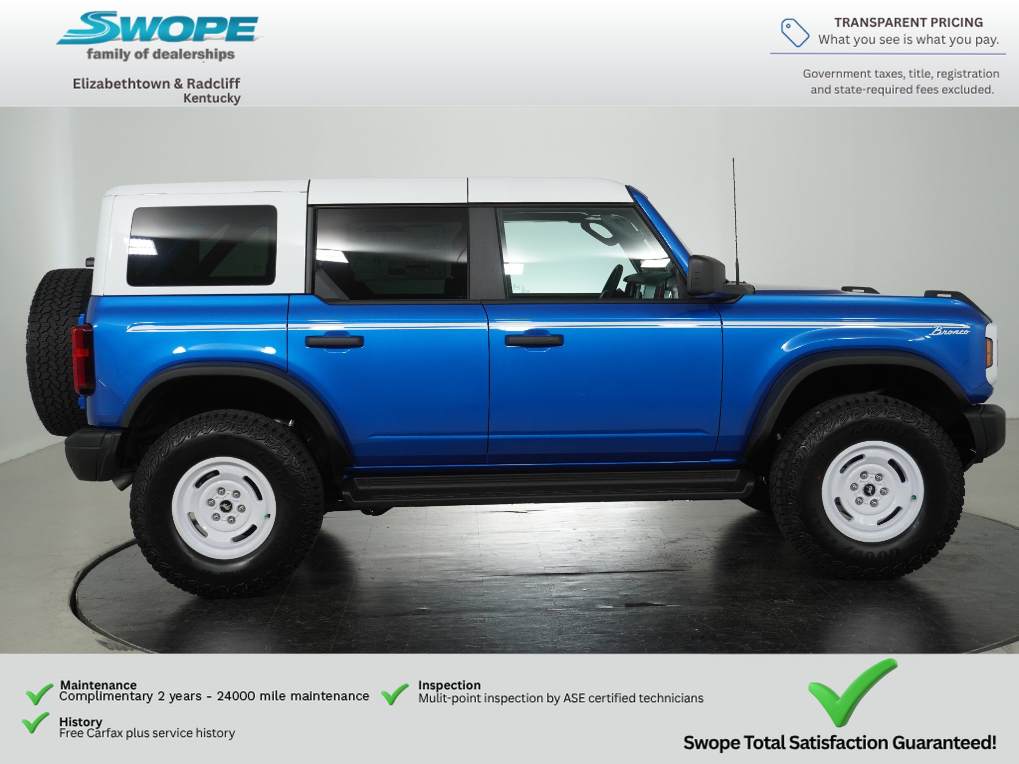 New 2026 Ford Bronco Heritage Edition AWD/4WD image 2
