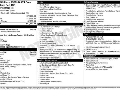 New 2026 GMC Sierra 2500 AT4 w/ AT4 Preferred Package AWD/4WD image 4