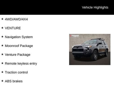 Used 2020 Toyota 4Runner Venture w/ Moonroof Package image 2