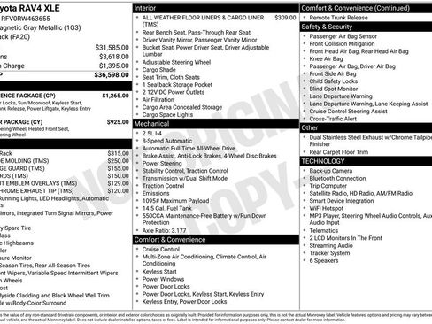 Certified 2024 Toyota RAV4 XLE w/ Convenience Package AWD/4WD image 36