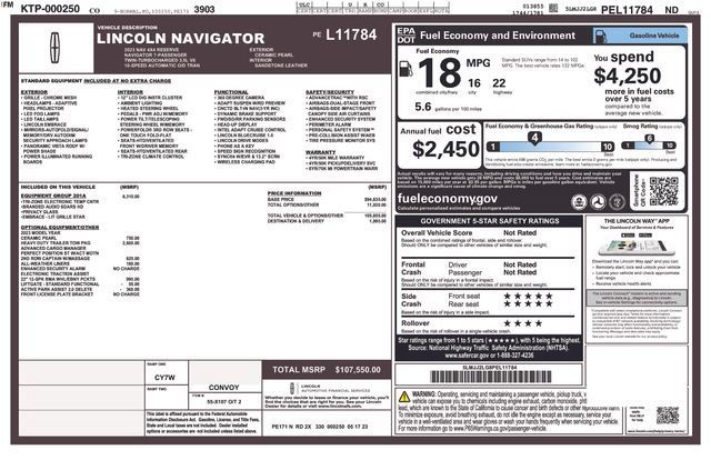 Used 2023 Lincoln Navigator Reserve AWD/4WD image 5