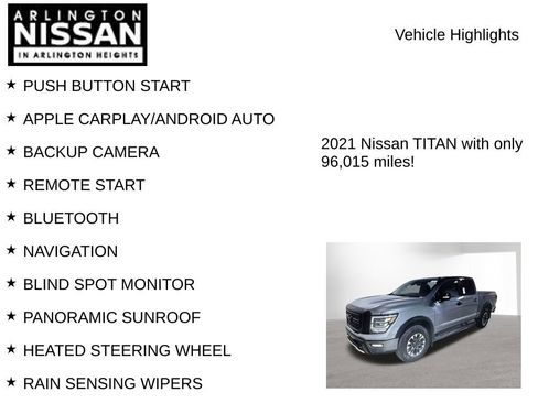 Used 2021 Nissan Titan PRO-4X w/ Pro-4x Convenience Package AWD/4WD image 8