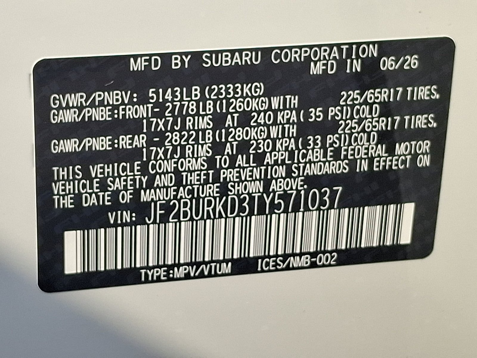 New 2026 Subaru Outback Wilderness AWD/4WD image 17