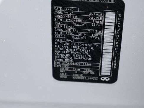Certified 2021 INFINITI QX50 Luxe FWD image 40