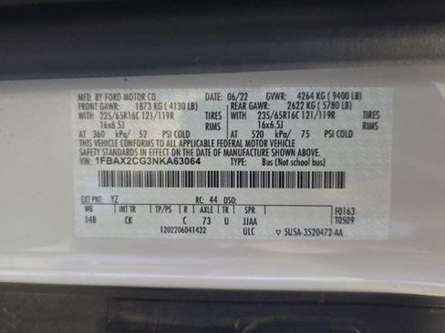 Used 2022 Ford Transit 350 XLT RWD image 10
