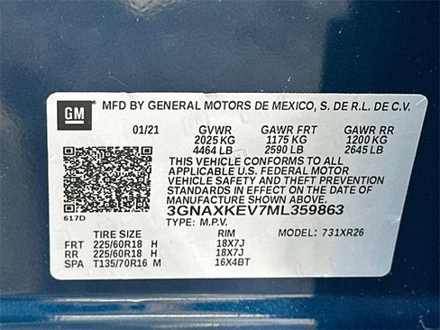 Used 2021 Chevrolet Equinox LT image 37