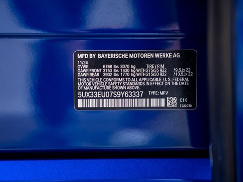 Used 2025 BMW X5 M60i w/ Climate Comfort Package image 72