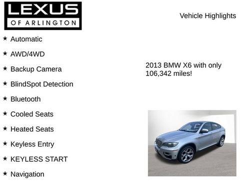 Used 2013 BMW X6 xDrive50i AWD/4WD image 8