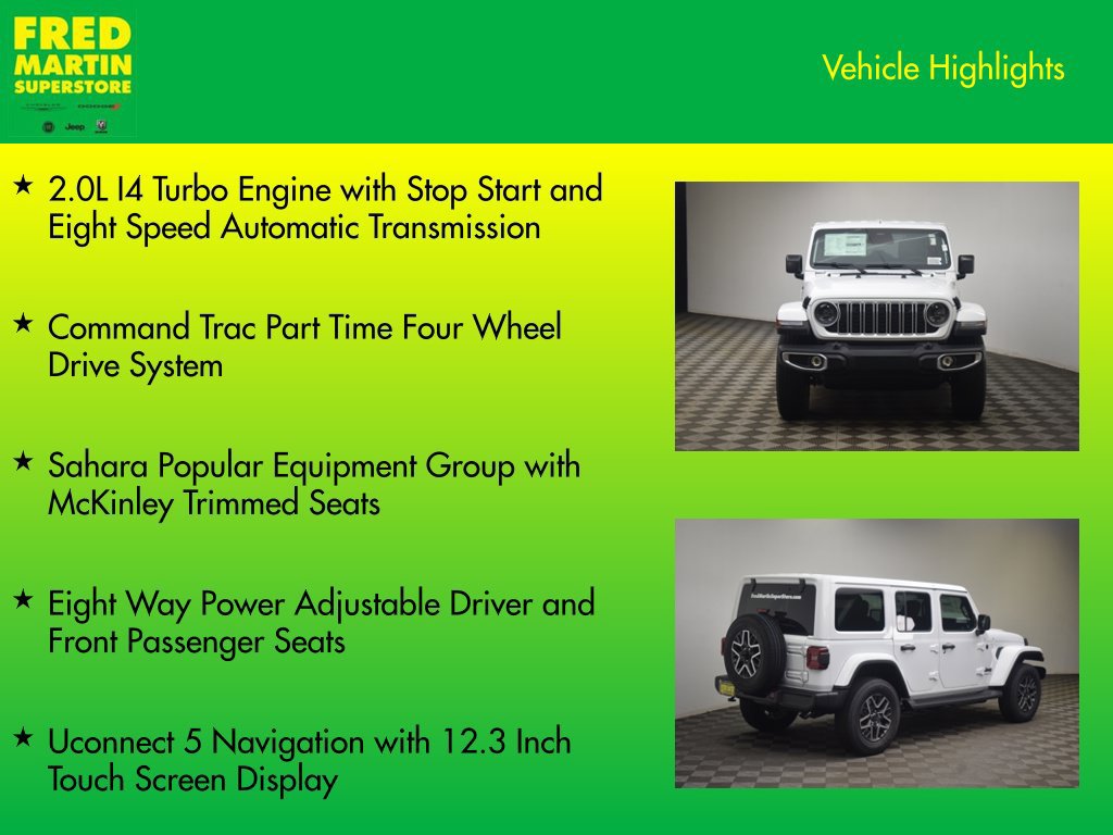 New 2026 Jeep Wrangler Unlimited Sahara AWD/4WD image 7