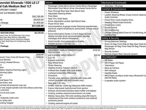 Used 2019 Chevrolet Silverado 1500 LT w/ All Star Edition AWD/4WD image 7
