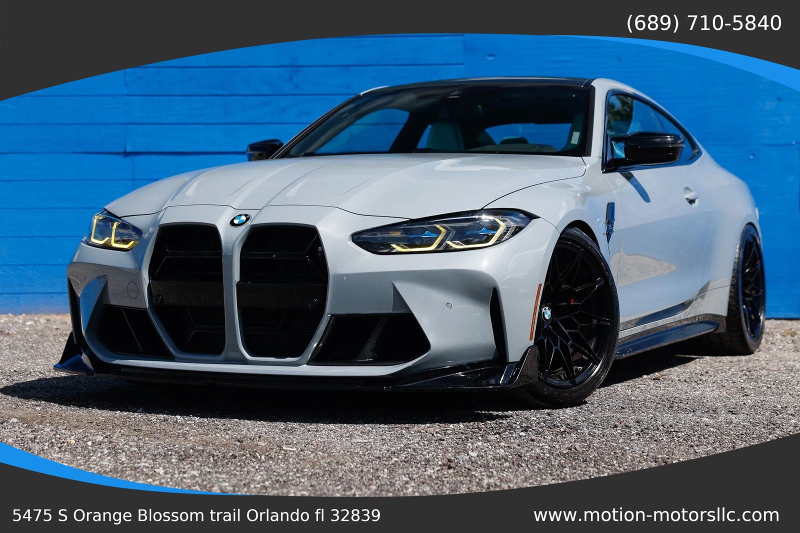 Used 2021 BMW M4 Competition w/ Executive Package RWD image 1