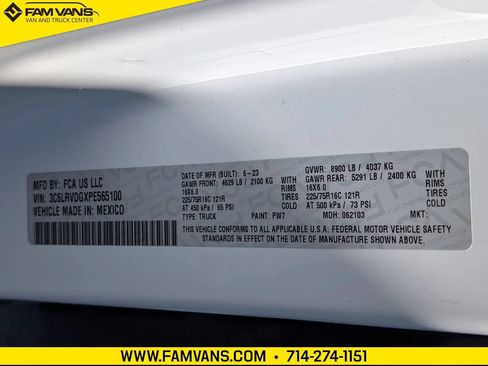 Used 2023 RAM ProMaster 2500 FWD image 43