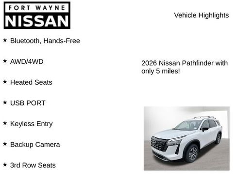 New 2026 Nissan Pathfinder SL image 8