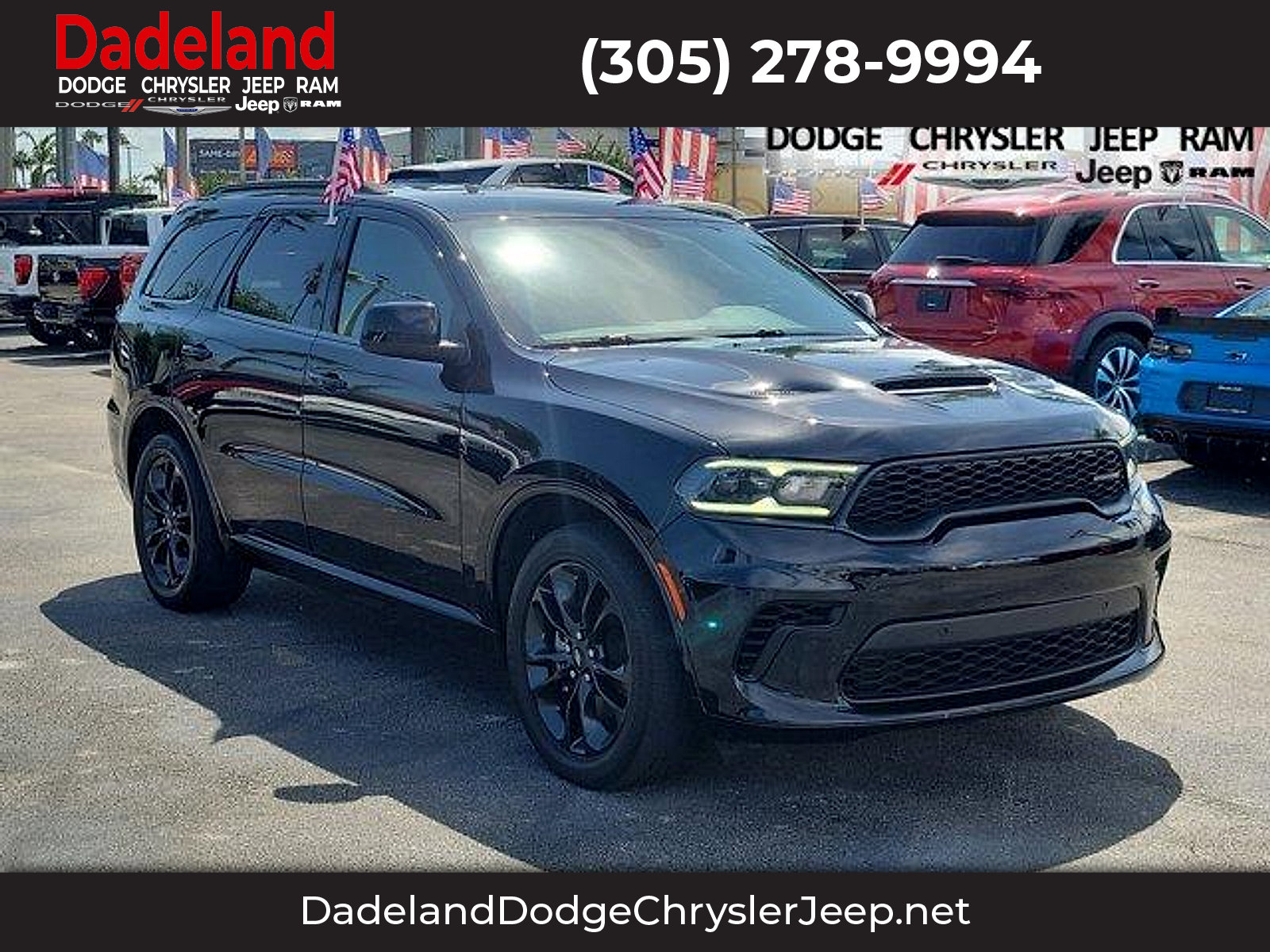 Certified 2023 Dodge Durango R/T w/ Blacktop Package RWD image 1