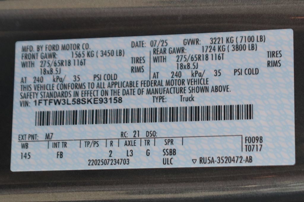 Used 2025 Ford F150 XLT w/ Equipment Group 301A Standard AWD/4WD image 47