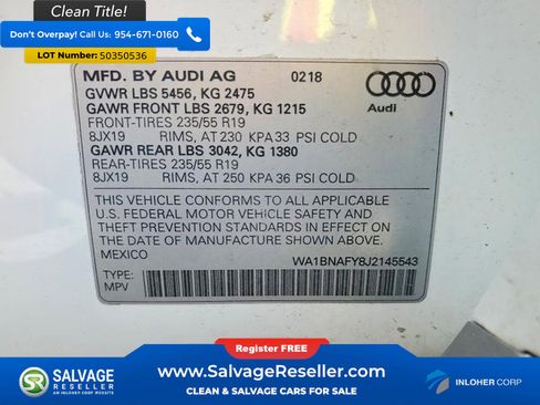 Used 2018 Audi Q5 2.0T Premium Plus w/ Premium Plus Package AWD/4WD image 17