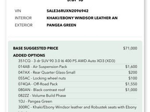 Used 2022 Land Rover Defender 90 X-Dynamic HSE image 35