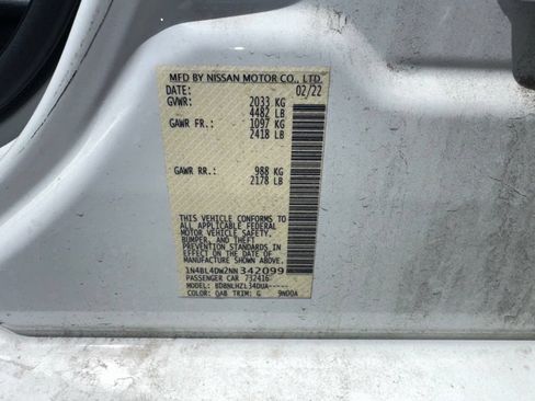 Used 2022 Nissan Altima 2.5 SV AWD/4WD image 6