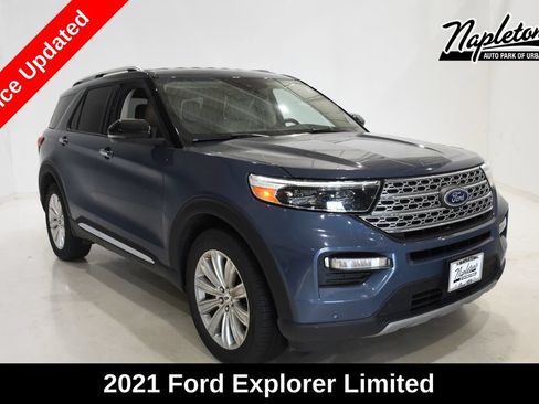 Used 2021 Ford Explorer Limited w/ Equipment Group 301A AWD/4WD image 1