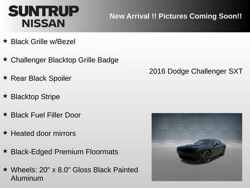 Used 2016 Dodge Challenger SXT w/ Blacktop Package RWD image 11